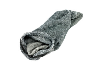 socks white, gray, black, isolated on white background