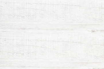 White wood plank texture for background.