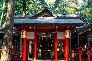 The shrines in Aichi prefecture.
