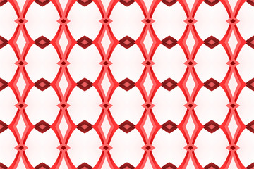 Fototapeta premium Seamless geometric pattern design illustration. Background texture. Used gradient in red, white colors.
