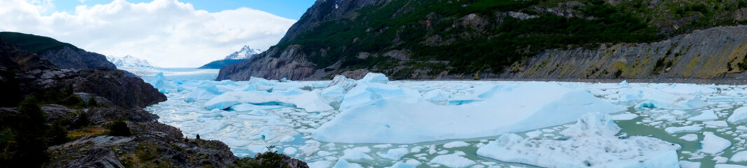 Glaciar grey in Torres Del Paine Chile