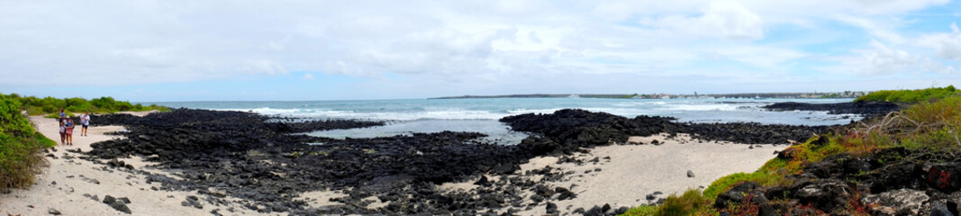 Fototapeta na wymiar Beach in Ecuador Galapagos island