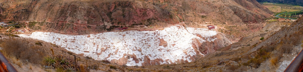 Saltern in holy valley Peru