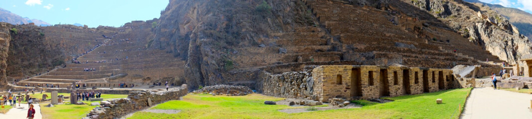 Ollantaytambo in holy valley Peru
