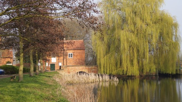 Watermill and weeping Willow Sleaford Lincolnshire
