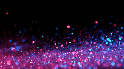 Abstract neon glittering background