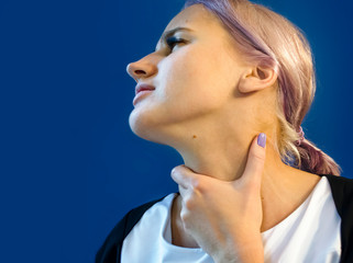 Sore throat. Diseases of the upper respiratory