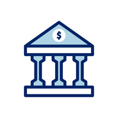 Bank Icon Vector Design Illustration