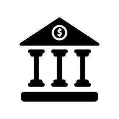 Bank Icon Vector Design Illustration