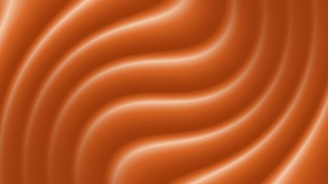 Sweet caramel liquid waves. Loop video animation.