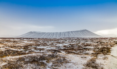 Hverfjall Crater in Myvatn, Iceland