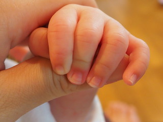 新生児の手