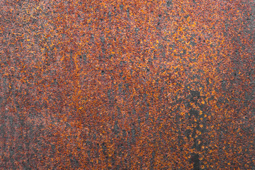 Texture of iron or metal coated with rust