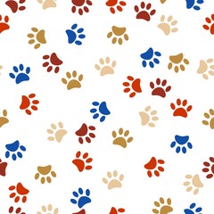 cats print seamless pattern wallpaper