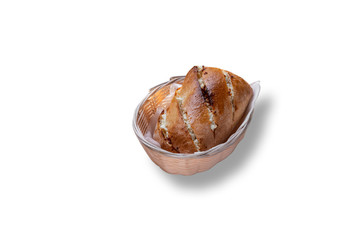 Baked spanish ciabatta with white cheese