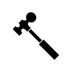 Hammer icon vector simple design