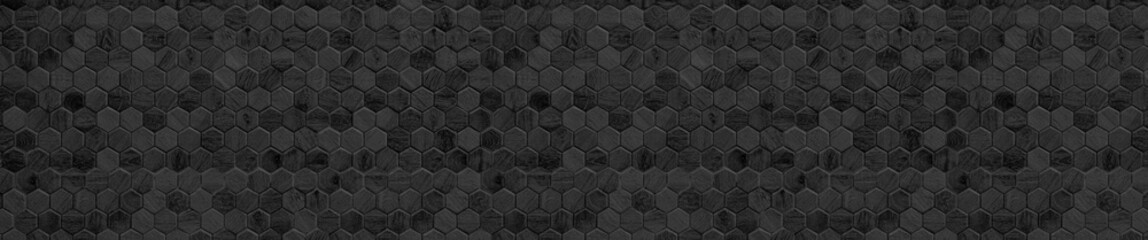 Honeycomb patterned wood panels in hexagonal shape, wood, blackground, abstract brown pattern