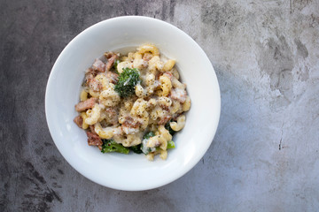 Pasta with Broccoli and Bacon