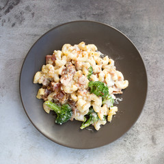 Pasta with Broccoli and Bacon