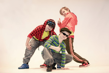 dance group of children
