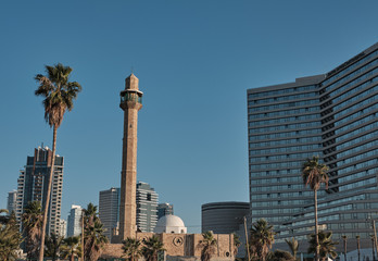 DEC 2019 Tel Aviv - ISRAEL Mosque Hasan-beat.