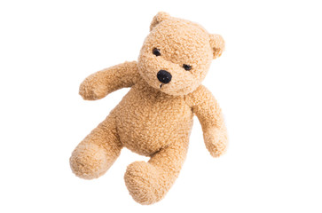 soft toy bear isolated