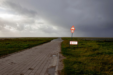Strasse nach Mandö