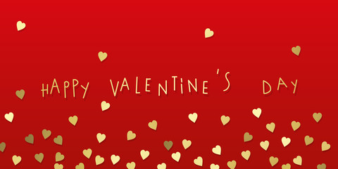 Naklejka premium Happy valentines day