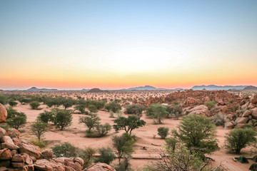 Amazing landscapes of Namibia, Africa