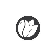  coffee beans template vector icon illustration design