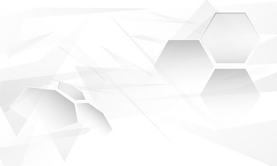 abstract white polygons gradient background