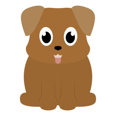 Cartoon of a pretty doggy