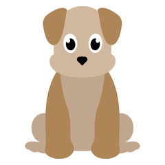 Cartoon of a pretty doggy