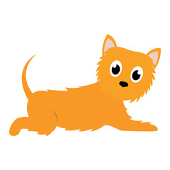 Cartoon of a pretty doggy