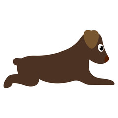 Cartoon of a pretty doggy