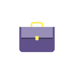 Isolated suitcase bag vector design