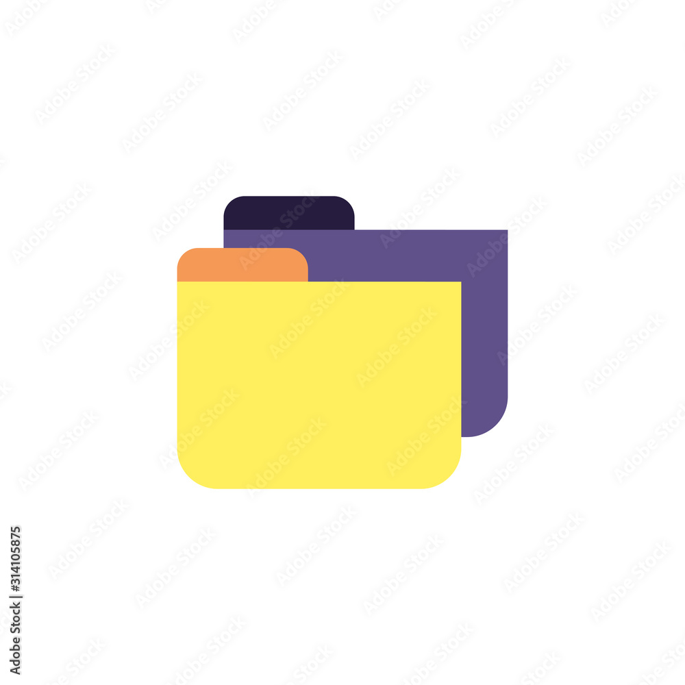 Poster isolated file icon vector design