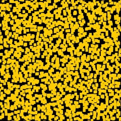 Yellow black geometries abstract background