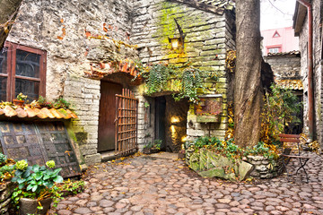 courtyard in Tallinn old