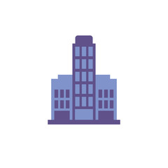 Naklejka premium Isolated city building vector design