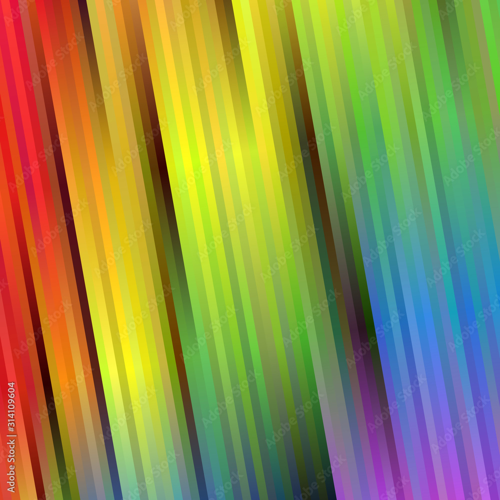 Poster rainbow spectrum background of blurred slanting stripes. abstract vector backdrop