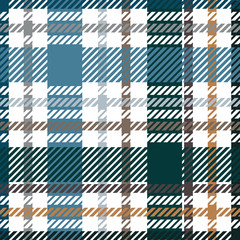 Plaid or tartan vector is background or texture in many color