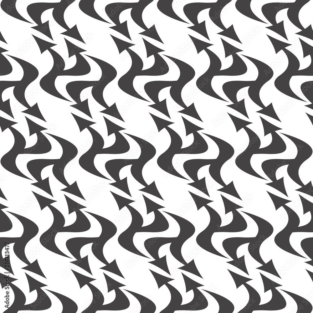 Poster refresh and reload arrows icon background. seamless pattern for interface design.