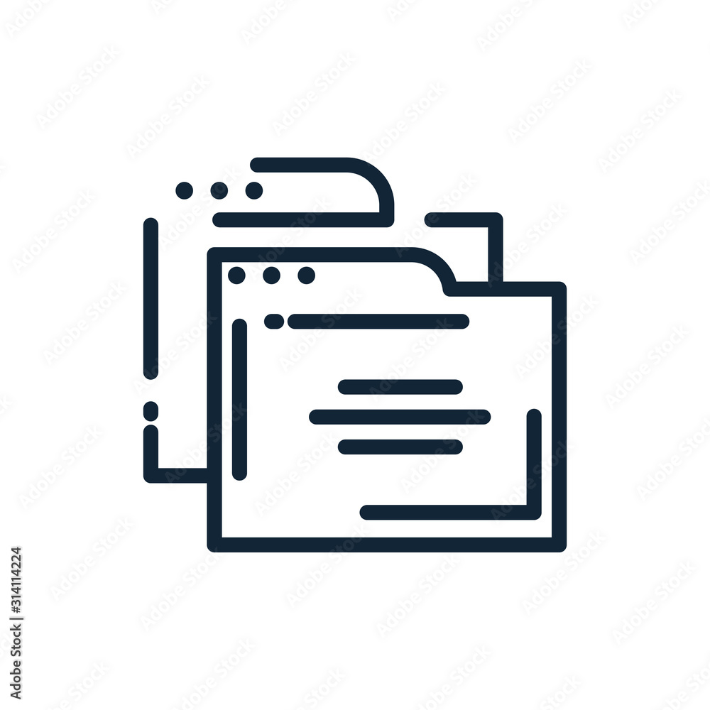 Poster isolated file icon vector design