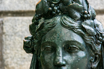 Obraz premium Estatua mitológica