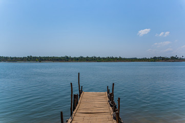 jetty on the lake