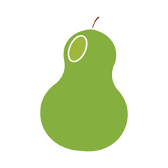 Isolated pear icon