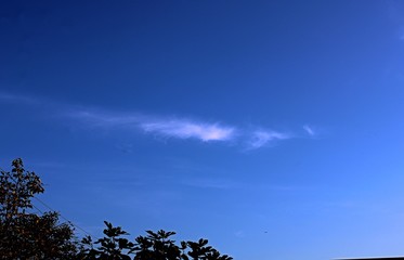blue sky with clouds