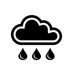 chmura deszczowa ikona
