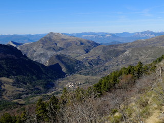 rando hivernale en Provence